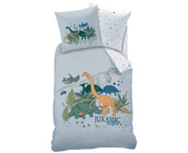 Matt & Rose Dekbedovertrek Dino Jungle - 140 x 200 cm + 63 x 63 cm - Katoen