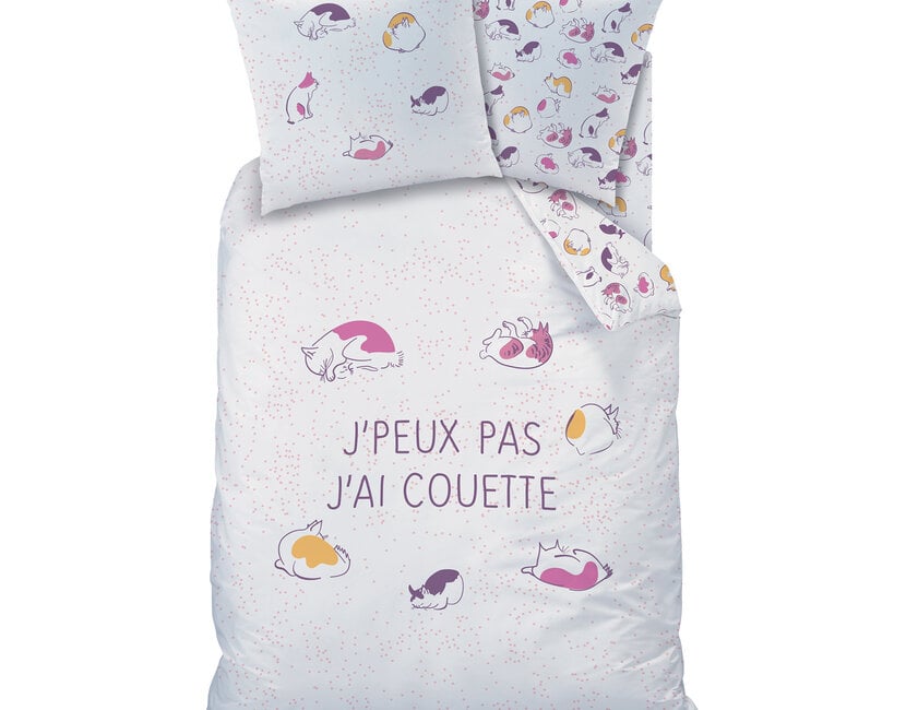 Matt & Rose Dekbedovertrek Chadodo - 140 x 200 cm + 63 x 63 cm - Katoen