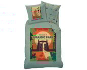 Jurrassic World dekbedovertrek Welcome - 140 x 200 cm + 63 x 63 cm - Katoen