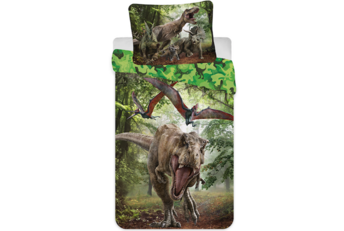 Jurassic World Dekbedovertrek Forest - Polyester