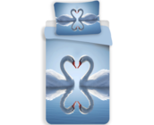 Animal Pictures Dekbedovertrek, Zwaan - 140 x 200 + 70 x 90 cm - Polyester