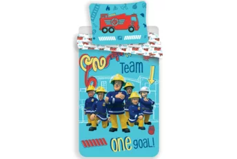 Brandweerman Sam Dekbedovertrek Team - Katoen