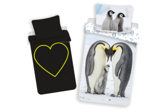 Animal Pictures Dekbedovertrek Pinguin Glow in the Dark