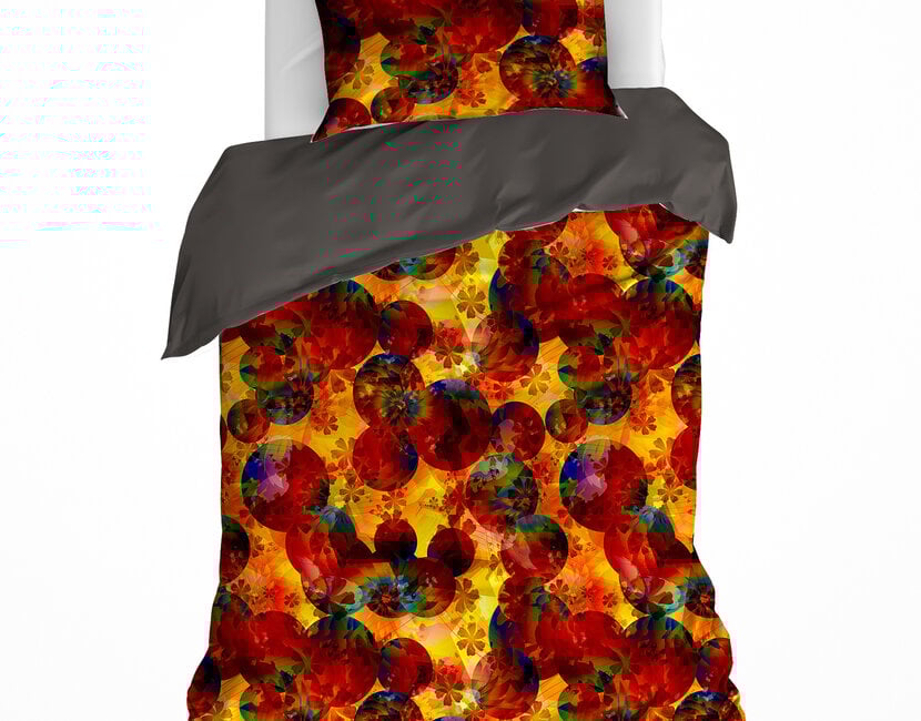 DWL Dekbedovertrek  aurora summer fig 140x200/220+60x70