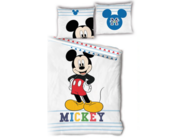 Disney Mickey Mouse Dekbedovertrek - 140 x 200 + 65 x 65 cm - Biologisch Katoen