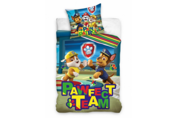 Paw Patrol Dekbedovertrek Pawfect Team - Katoen