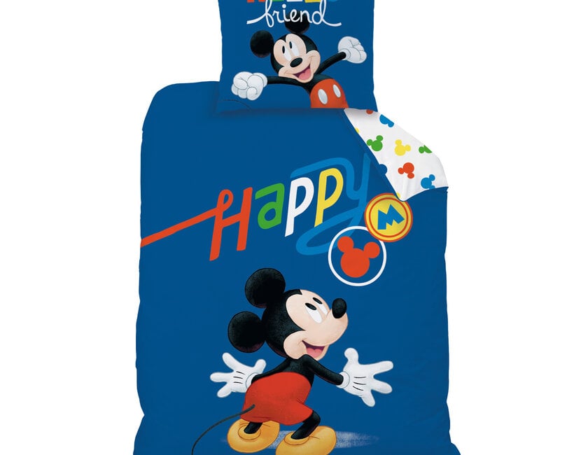 Disney Mickey Mouse Dekbedovertrek, Amazing - 140 x 200 + 63 x 63 cm - Katoen