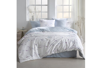 De Witte Lietaer Dekbedovertrek Katoen Satijn Ave - Wit