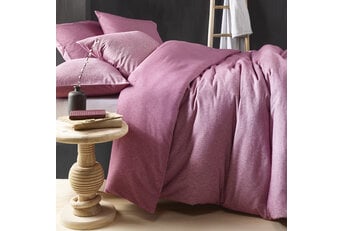 De Witte Lietaer Dekbedovertrek TARBOT 140x220+60x70 Lilac 100% katoen, flanel