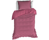 De Witte Lietaer Dekbedovertrek, Birds Lilac - 140 x 200/220 cm + 60 x 70 cm - 100% katoen, flanel