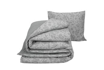 De Witte Lietaer Dekbedovertrek Lea Natural Grey - Flanel