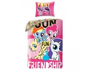 My Little Pony Dekbedovertrek, Friendship - 140 x 200 + 70 x 90 cm - Katoen