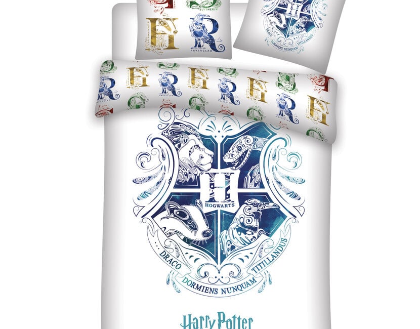 Harry Poter dekbedovertrek polyester 140 x 200 65x65 cm