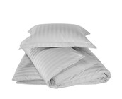 De Witte Lietaer Dekbedovertrek Katoen Satijn, Zygo Silver - 140 x 220 + 60 x 70 cm
