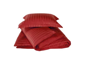 De Witte Lietaer Dekbedovertrek Katoen Satijn Zygo - Rood