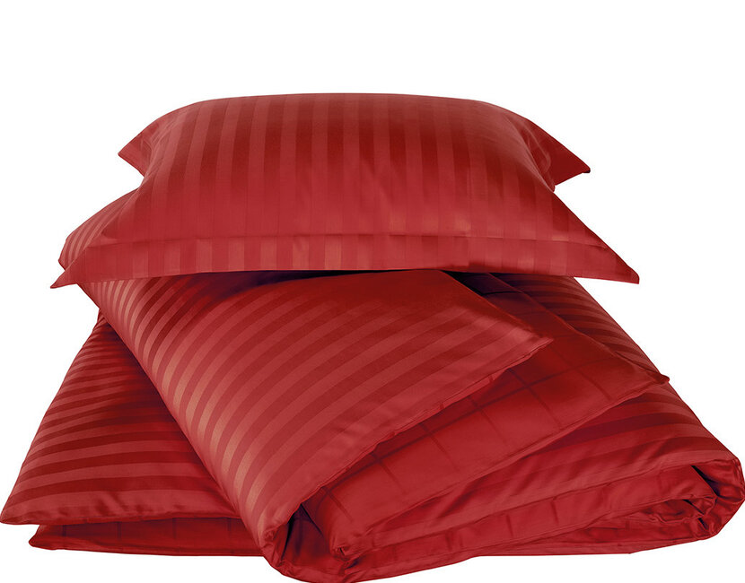 De Witte Lietaer Dekbedovertrek Katoen Satijn, Zygo Pepper - 140 x 220 + 60 x 70 cm