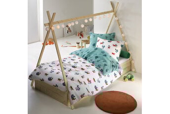 De Witte Lietaer Dekbedovertrek Fox Katoen - Multi