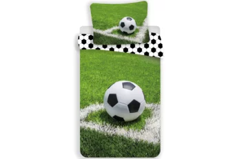 Voetbal Dekbedovertrek Corner - Groen