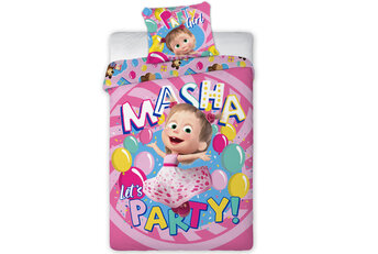 Masha en de Beer Let's Party - 100% katoen