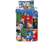 Marvel Avengers Dekbedovertrek Cartoon - 140 x 200 cm + 70 x 90 cm - Polyester