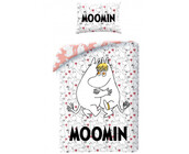 Moomin Dekbedovertrek, Trollvinter - Eenpersoons - 140 x 200 cm + 50 x 70 cm - Katoen