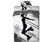 Sport Dekbedovertrek Rollerblade - 140x200 + 70x90cm - 100% katoen