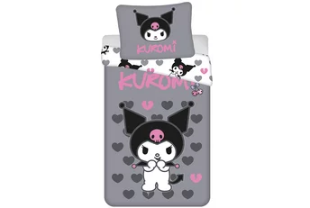 Hello Kitty Dekbedovertrek Kuromi Hearts - Katoen