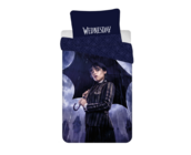 Wednesday Dekbedovertrek, Rain - Eenpersoons - 140 x 200 cm / 70 x 90 cm - Katoen