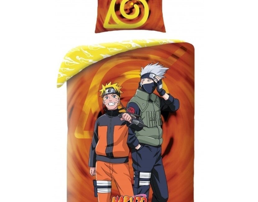 Naruto Dekbedovertrek, Battle - Eenpersoons - 140 x 200 cm + 70 x 90 cm - Katoen
