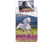 Sweet Home Dekbedovertrek, Paarden - Eenpersoons - 140 x 200 + 70 x 90 cm - Katoen