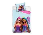 Barbie Dekbedovertrek, Smile - Eenpersoons - 140 x 200 + 60 x 70 cm - Katoen