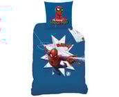 Spider-Man Dekbedovertrek, Jumping - Eenpersoons -140 x 200 + 63 x 63 cm - Katoen
