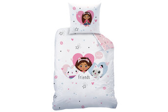 Gabby's poppenhuis Dekbedovertrek Hearts - Katoen
