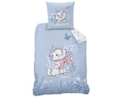 Disney Aristocats Dekbedovertrek, Spring - Eenpersoons -140 x 200 + 63 x 63 cm - Katoen