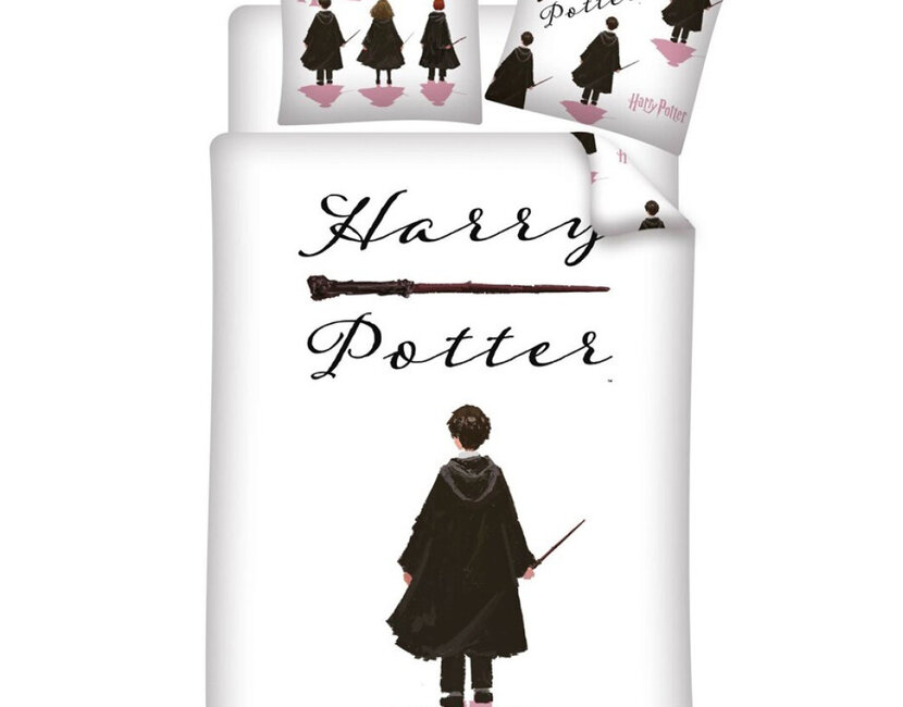 Harry Potter Dekbedovertrek, Friends - Eenpersoons - 140 x 200 / 65 x 65 cm - Polykatoen