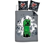 Minecraft dekbedovertrek - Eenpersoons - 140 x 200 cm / 65 x 65 cm - Polycotton