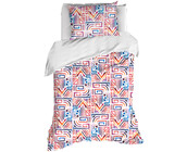 De Witte Lietaer Dekbedovertrek Maya, Lychee - Eenpersoons - 140 x 220 cm + 60 x 70 cm - Katoen Percal