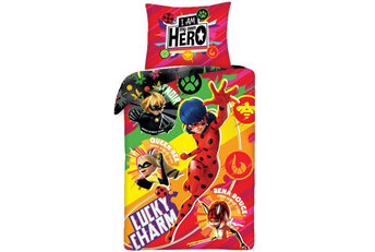 Miraculous Dekbedovertrek, Lucky Charm - Katoen