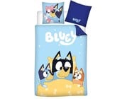 Bluey Dekbedovertrek, Goodnight - Eenpersoons - 140 x 200 + 65 x 65 cm - Katoen