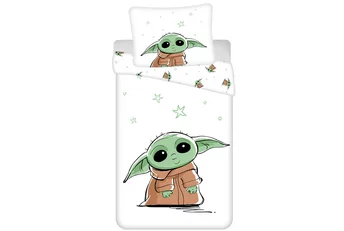 Star wars Star Wars Dekbedovertrek Baby Yoda - Katoen