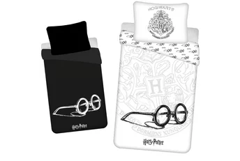 Harry Potter Dekbedovertrek Glow in the Dark Bril - Katoen