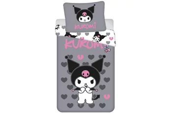 Hello Kitty Dekbedovertrek Kuromi Hearts - Katoen