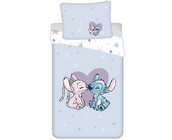 Disney Lilo & Stitch Dekbedovertrek, Hart - Eenpersoons - 140 x 200 + 70 x 90 cm  - Katoen