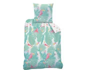 Matt & Rose Dekbedovertrek, Jungle - 140 x 200 + 63 x 63 cm - Katoen