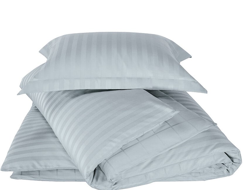 De Witte Lietaer Dekbedovertrek Katoen Satijn, Zygo Ice Blue - 140 x 220 + 60 x 70 cm