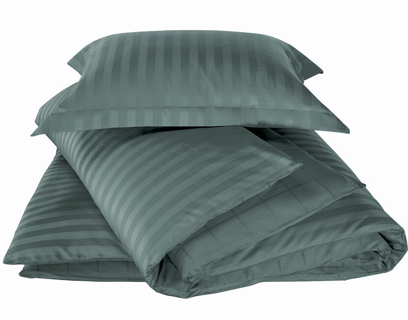 De Witte Lietaer Dekbedovertrek Katoen Satijn, Zygo Atlantic - 140 x 220 + 60 x 70 cm