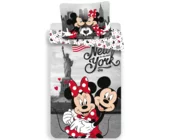 Disney Minnie Mouse Dekbedovertrek, New York - 140 x 200 + 60 x 80 - Katoen