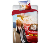 Turbo Car Dekbedovertrek - 140 x 200 + 70 x 90 - Katoen
