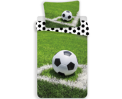 Voetbal Dekbedovertrek, Corner - 140 x 200 cm + 70 x 90 cm - Katoen