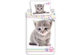 Animal Pictures Kitten Dekbedovertrek - Katoen